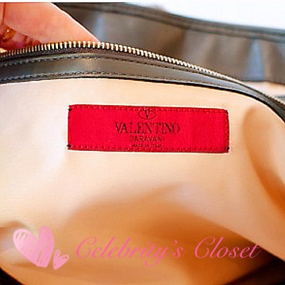 ♥️SOLD♥️✨HP✨RARE VALENTINO Limited Edition Rosier Lavender Pearls Shoulder Bag - Picture 6 of 16